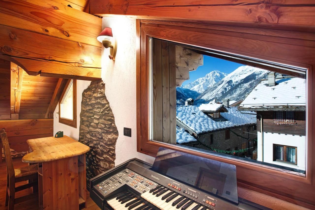 Chalet Vista Monte Bianco La Salle Exterior foto