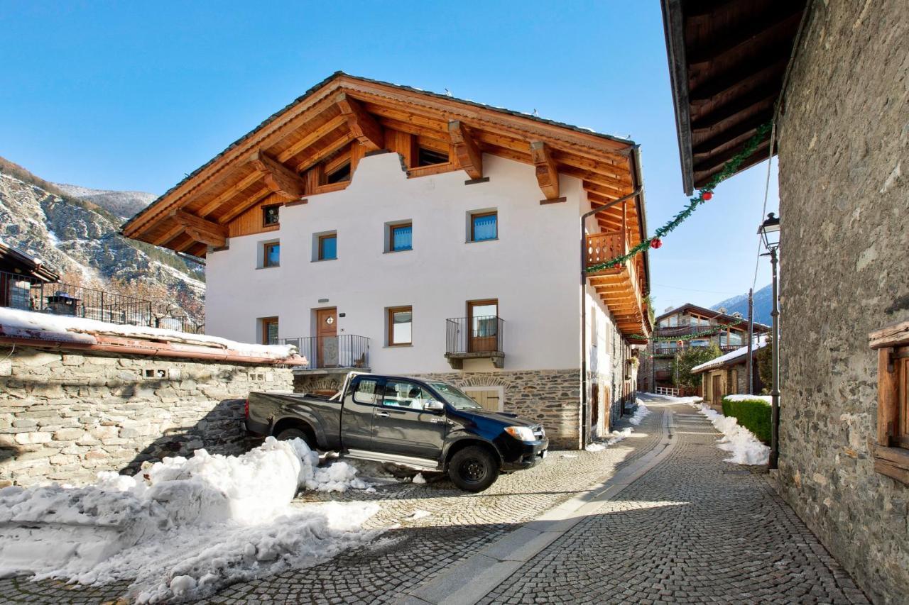 Chalet Vista Monte Bianco La Salle Exterior foto